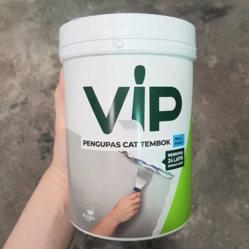 VIP paint remover 1 Kg WATERBASED,VIP Kupas Cat tembok 1 kg, paint remover dinding,Cat Remover Avian