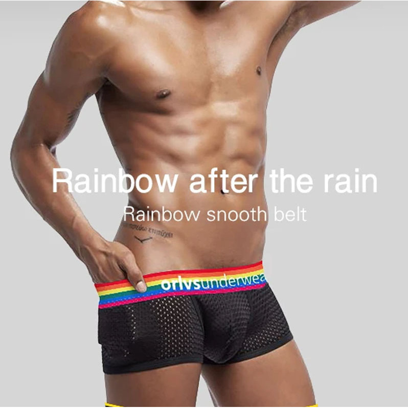 ORLVS Boxer Pria Jaring