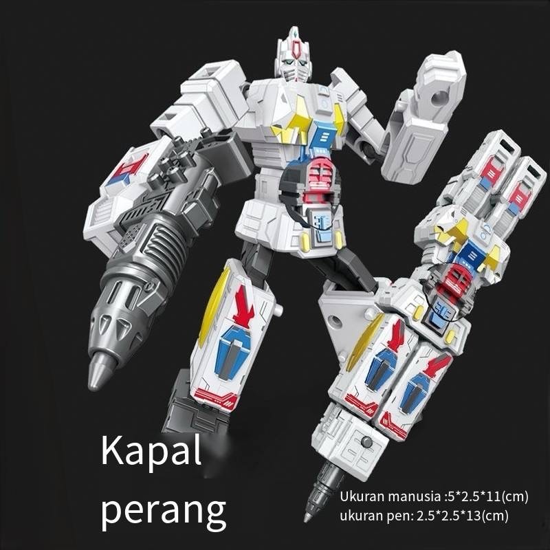 robot transformers/ transformers pen /pensil transformers /robot pulpen /mainan mainan robot RB6