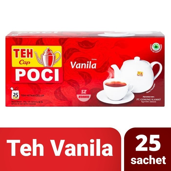 

Teh Poci Aroma Vanila - 1 Kotak isi 25 Sachet Tea Bag