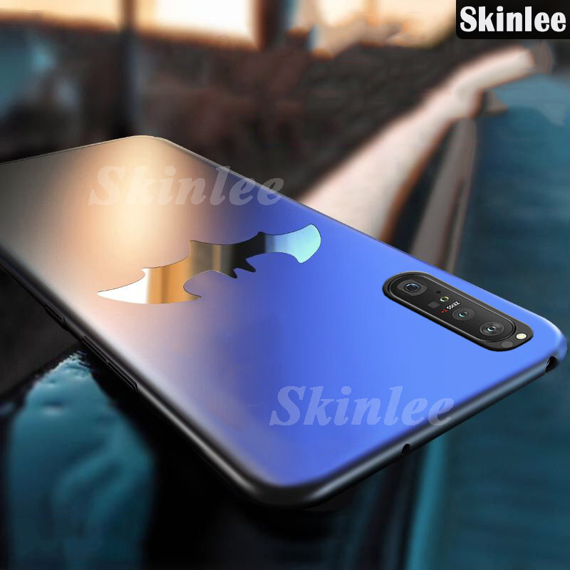 For Sony Xperia 1 III 10 VII Casing hp Luxury Frosted Matte Back Slim Metal Bat man Non-slip Protect