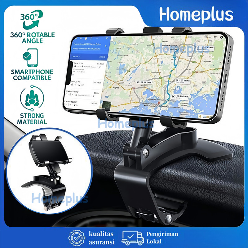 Car Holder Hp Mobil Jepit Dasboard Spion HD35 Holder HP Mobil Jepit Dashboard Spion Car Phone Holder