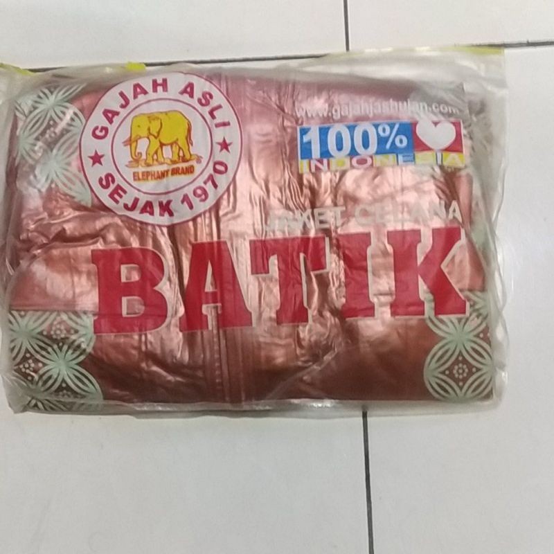 [ HAPPY GUBUK ] Jas Hujan Elephant / Elephant Brand Batik / Jas Hujan Baju Celana / Jas hujan setela