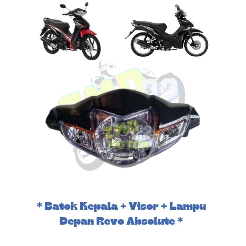 Batok Kelapa Depan Set Reflektor Lampu Honda Revo Absolute // Batok Depan Set Lampu Revo Absolute