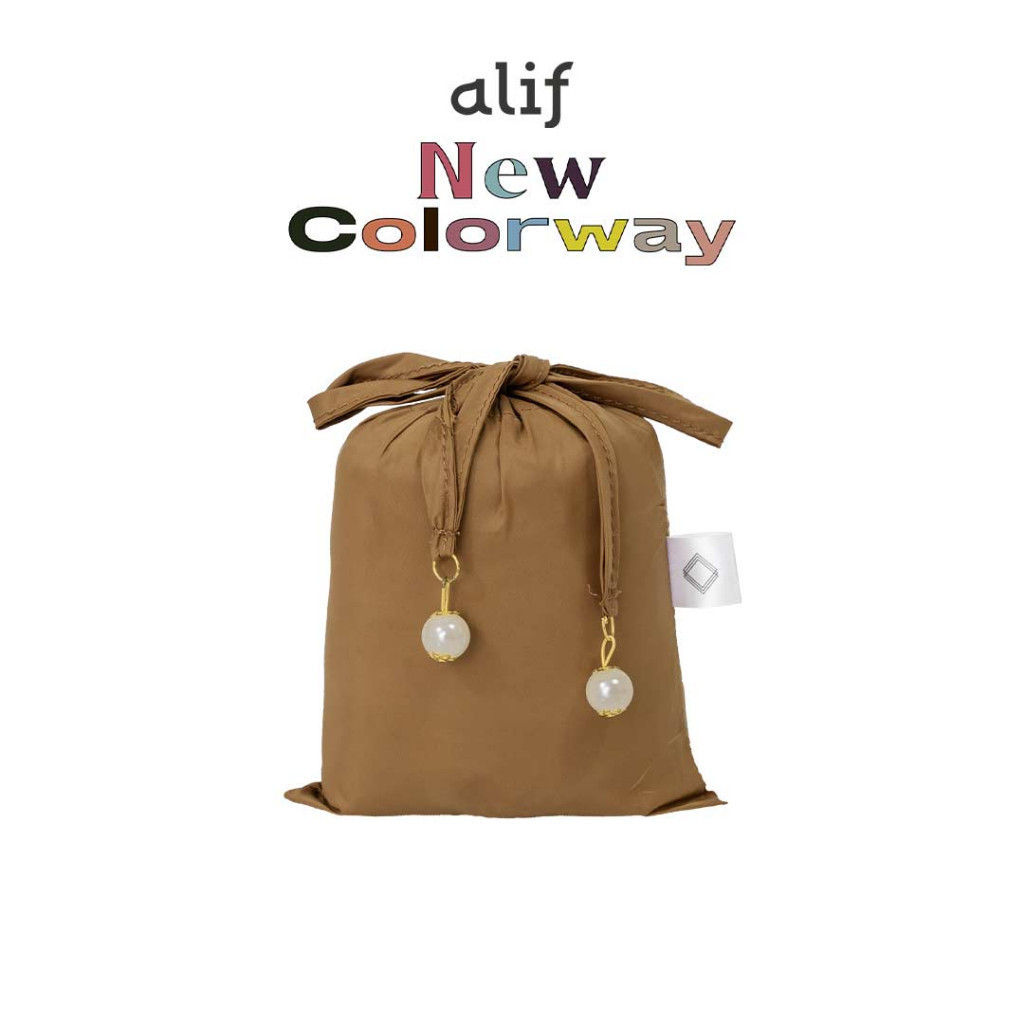 Mukena Traveling Mini Alif Modern Wear Apple Cinnamon ( MKN-043 )