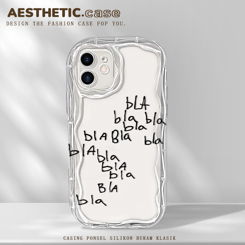 Aesthetic unik dan lucu cewek softcase silikon android for oppo a16 a15 a9 a7 a5 a12 a16s a31 a93 a1