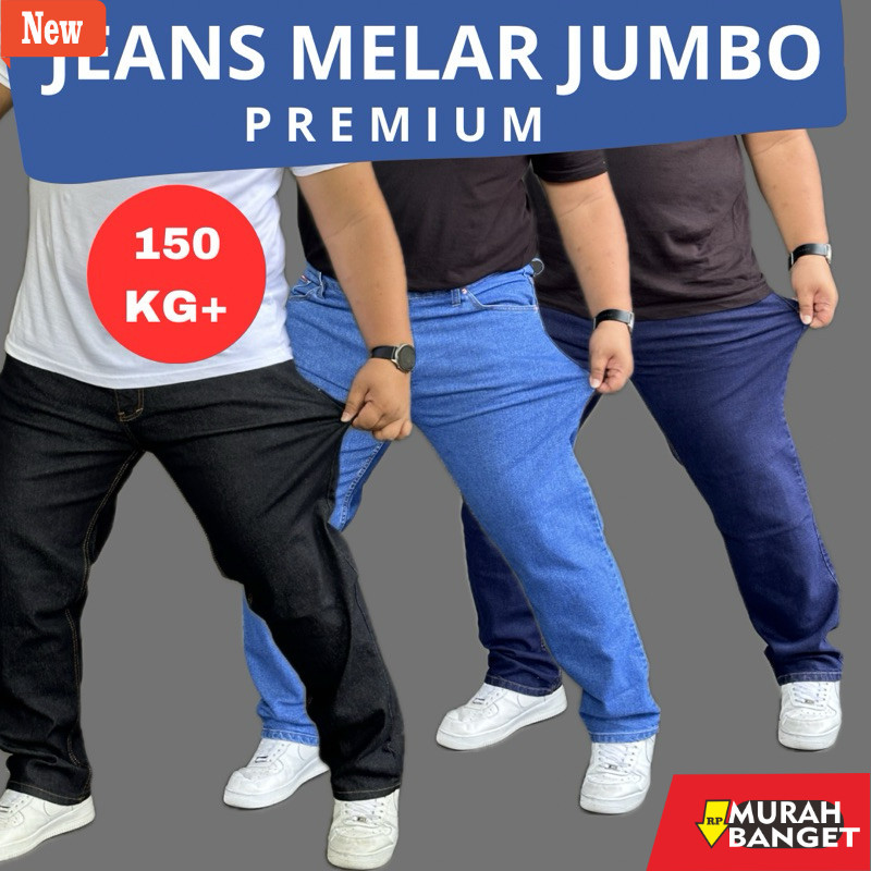 Denim Pria Jumbo Jeans Melar Jumbo Premium