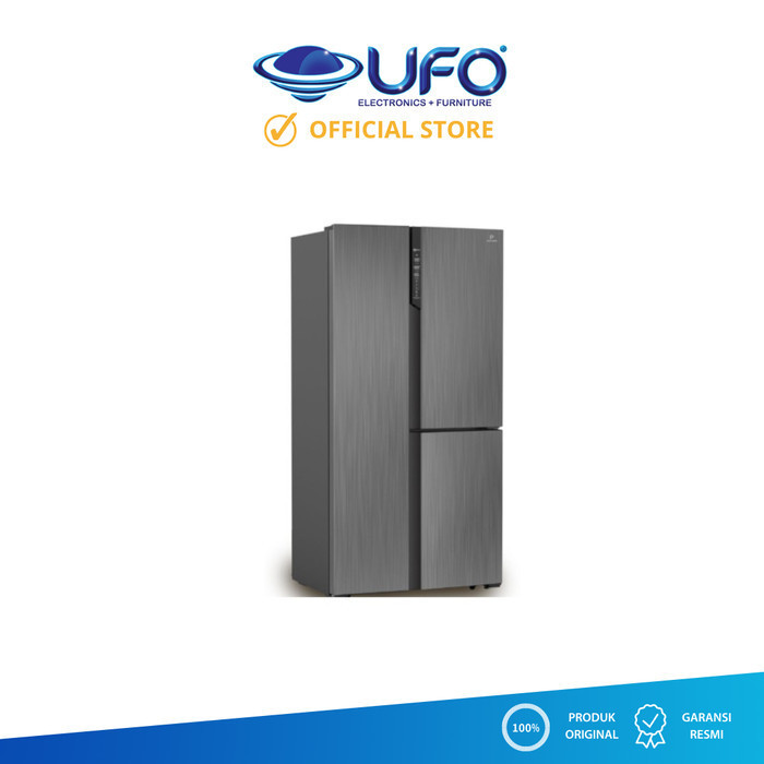 Polytron Kulkas 3 Pintu Side By Side 550L Inverter PRS550T