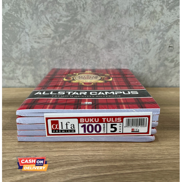 

✨LARIS✨ -Buku Tulis Alfa 100 Lembar