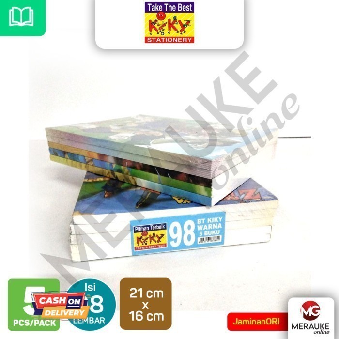 

✨LARIS✨ -Buku Tulis Kiky 98 Lembar - POLOS