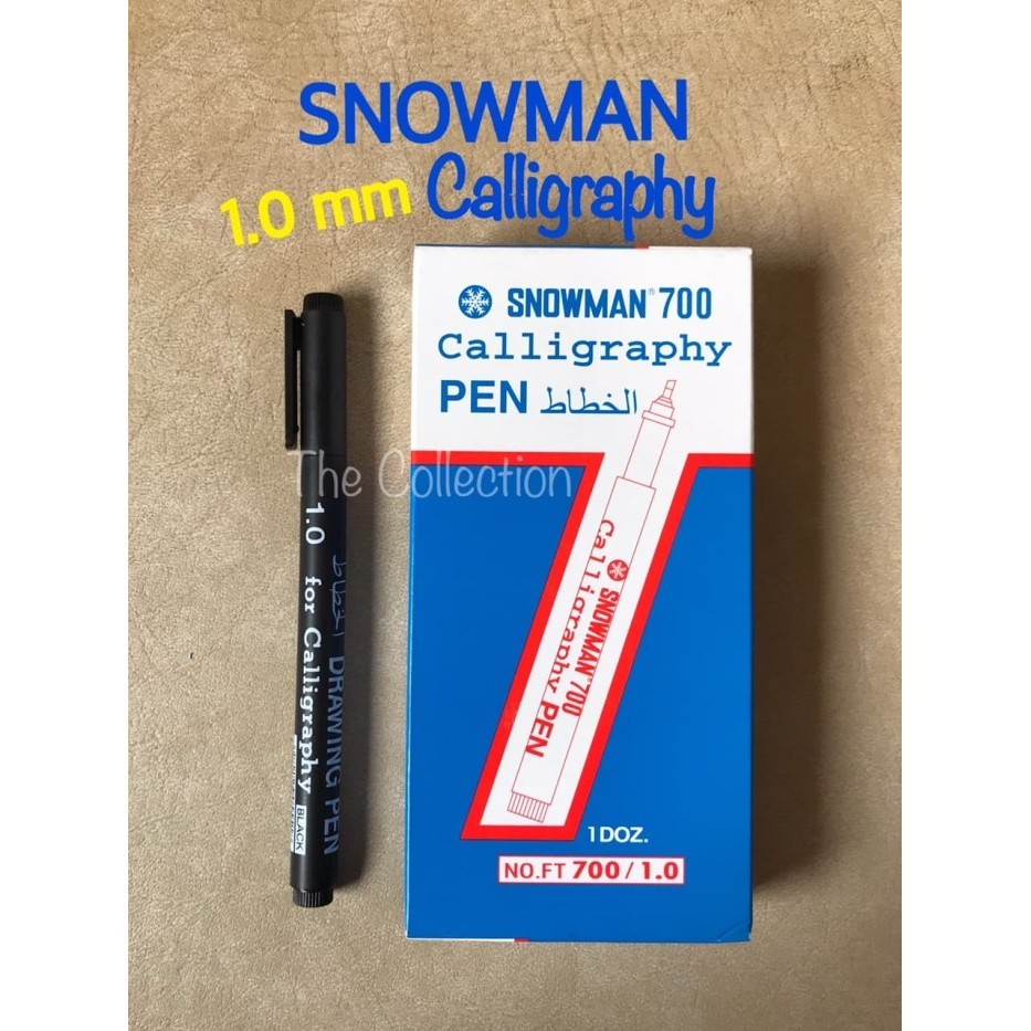 

G874R~ Promo Murmer ATK0570SM 1.0 Calligraphy Pen Snowman Kaligrafi Spidol 1,0 marker draw