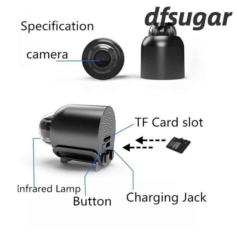 NEW Kamera WIFI mini HD 1080p camera cctv kamera kecil camera mini bluetooth Kamera Pengintai Mini S