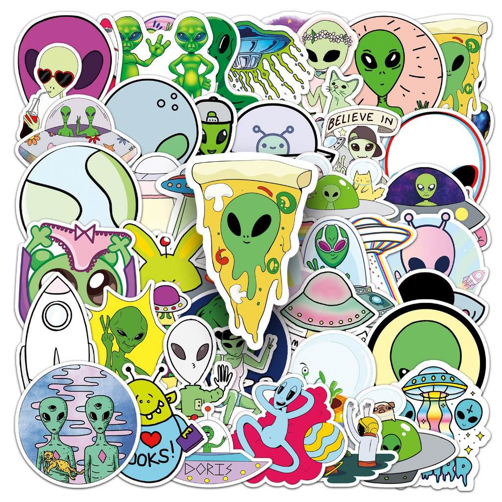

Sticker Pack vinyl isi 50 | anti air varian STICKER ALIENWARE | glossy matte | laptop helm tumbl koper Stiker