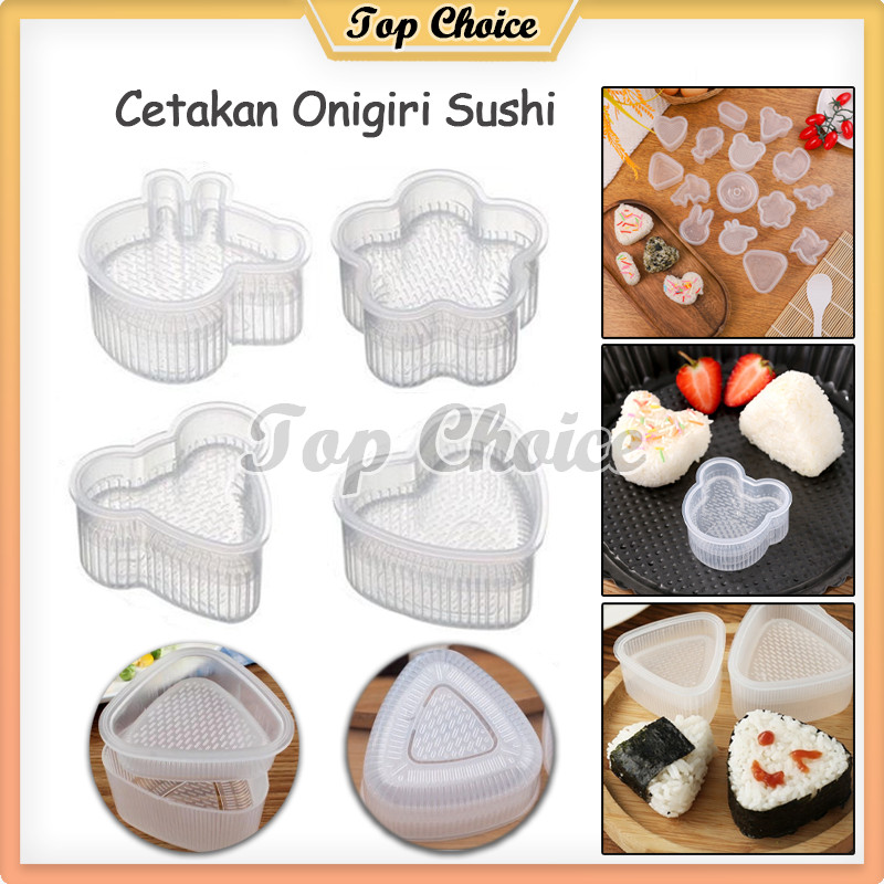 Cetakan Onigiri Sushi Cetakan / Cetakan Bento / Cetakan Nasi Onigiri Nasi