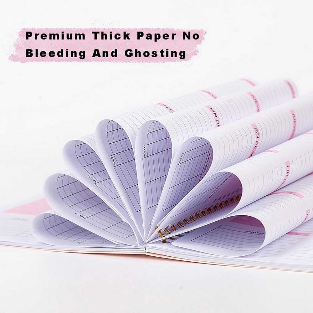 

ARSAKHABOUTIQUE ASHUKA Weekly Planner Book for 52 Weeks Buku Catatan Mingguan A5 - ASH-52