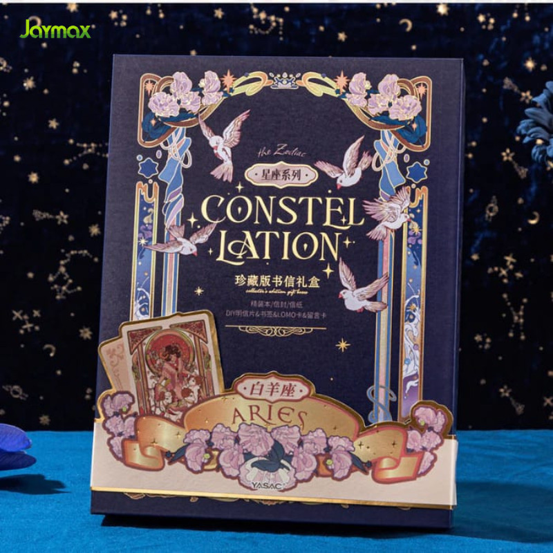 

RB Buku Notebook Diary The Zodiac Constelation + Gift Box Jurnal Set