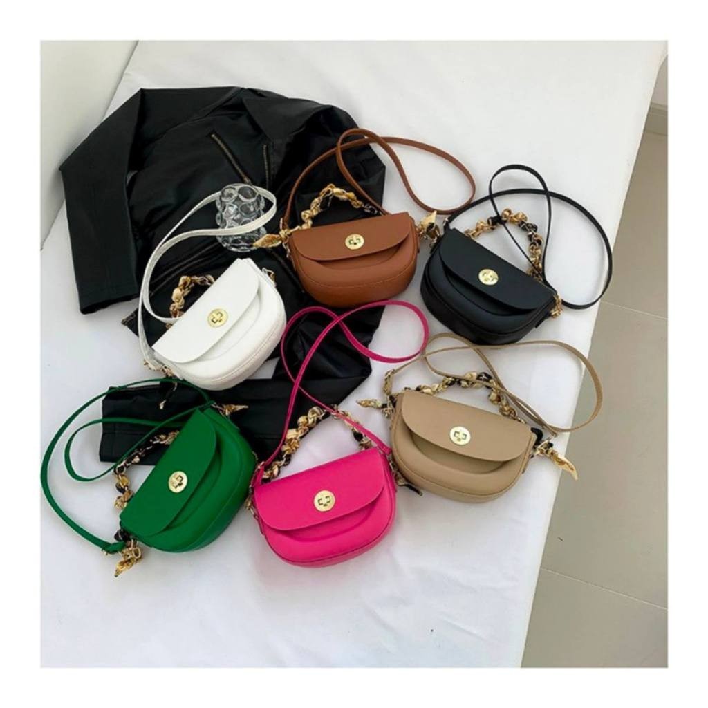 WOOMII Tas Fashion Wanita 9235 Model Saddle, Bahu Ketiak, Selempang, dan Slingbag