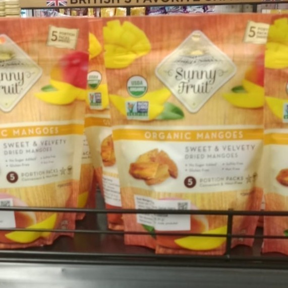 

sunny fruit Organic organik mangoes mangga 100gr