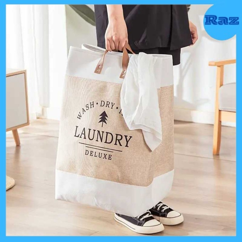 Tas Laundry Bag Storage Organizer / Tas Baju Kotor / Tas Laundry Lipat Besar