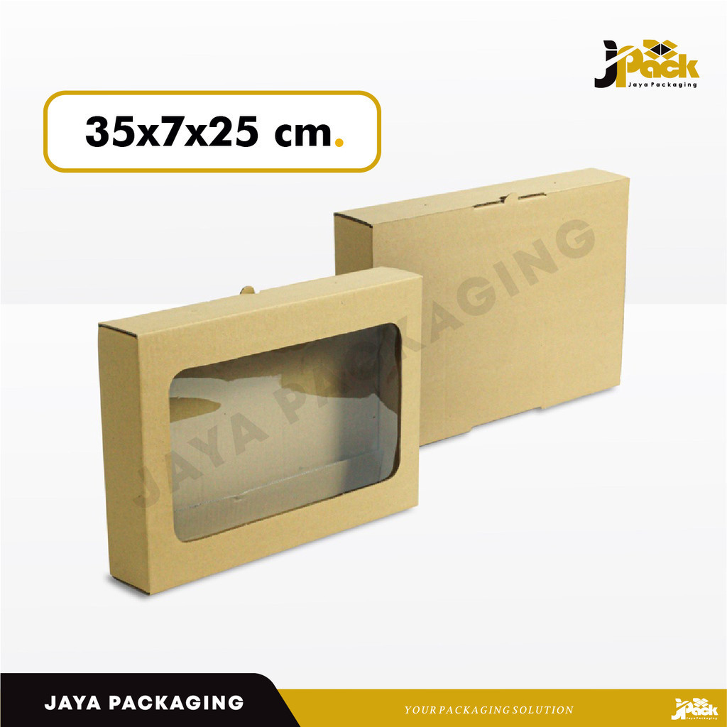 

Packing Box 35x7x25 cm (Bronte) kardus/Hampers/hoodie/mukena/ultah/ulang tahun/kue/brownis/box+mika/jinjing