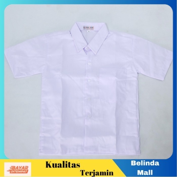 

⭐COD⭐ Kemeja Putih Lengan Pendek Polos Baju Seragam Sekolah SD SMP SMA 7 TERLARIS