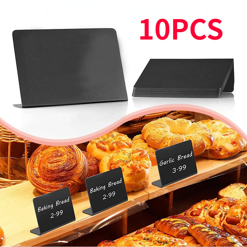 

10PCS Acrylic Mini Chalkboard Tulis Kapur Mini Papan Tulis Kapur Kecil Chalkboard Mini