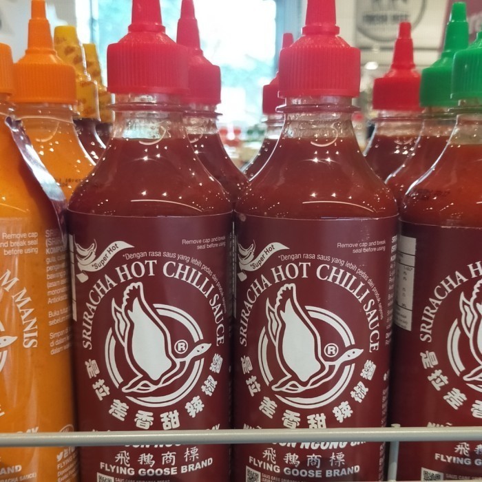 

flying goose sriracha sauce super hot Chili saus pedas 455ml sambal