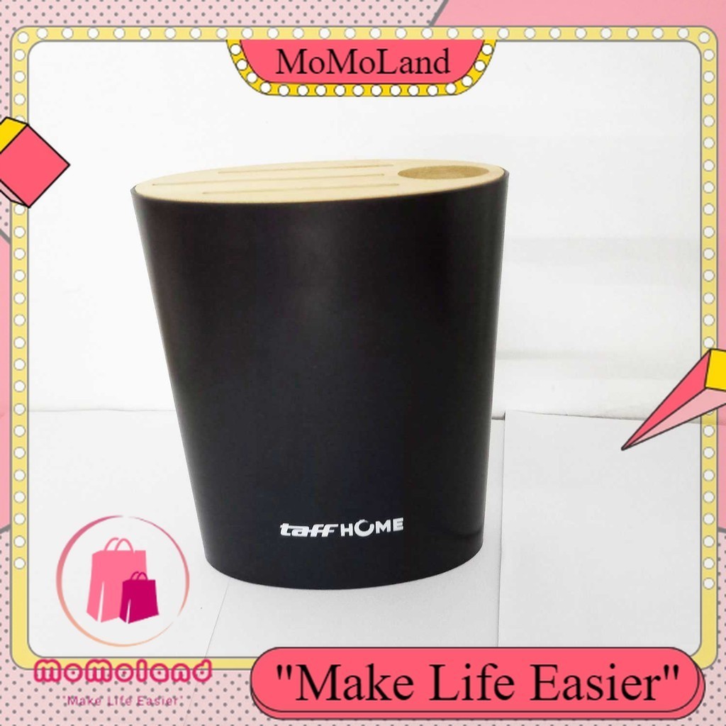 >>MoMoLand<< TaffHOME Tempat Pisau Dapur Multifungsi Oval Shape Knife Holder - 36524
