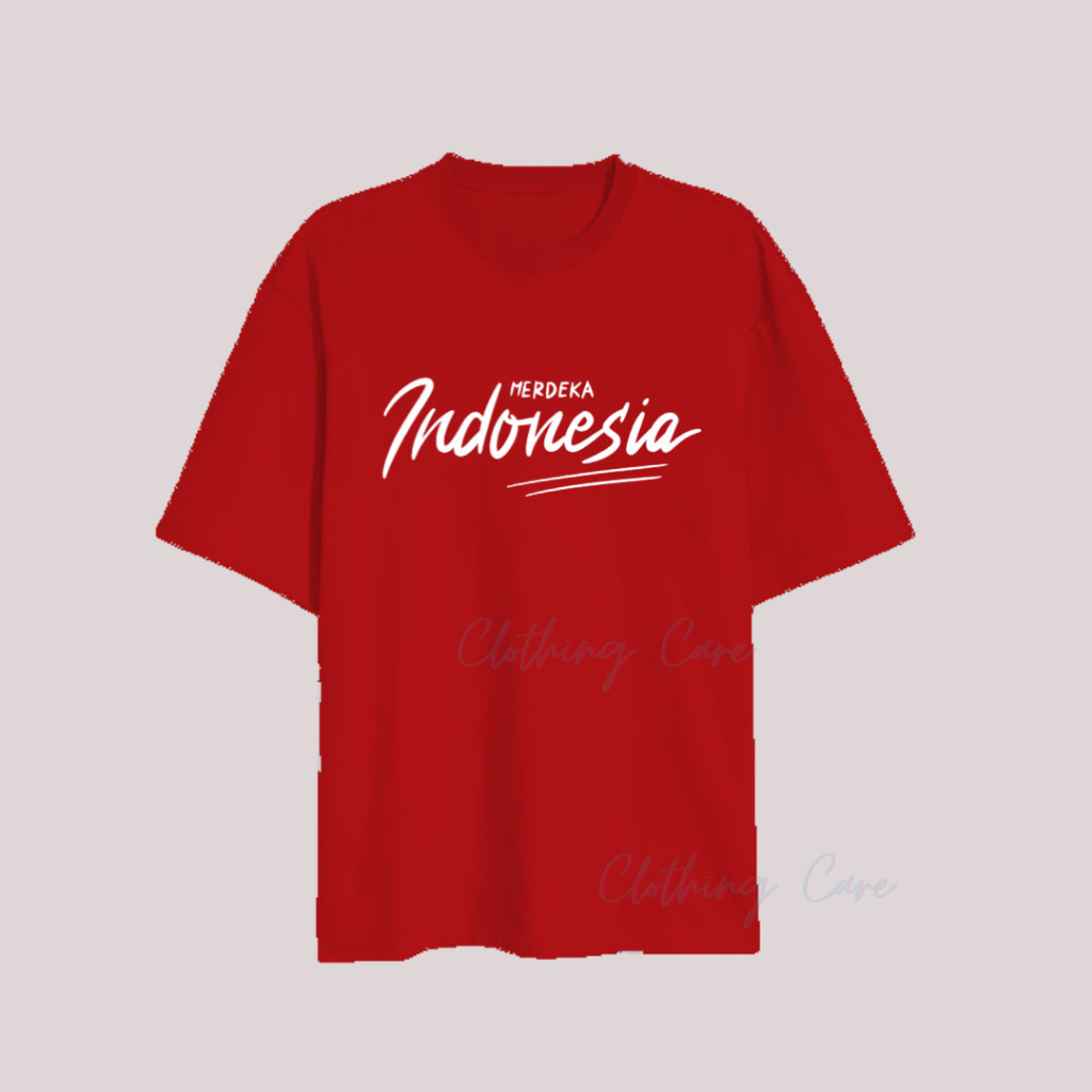 Kaos Atasan HUT RI Kaos Kemerdekaan Indonesia Kaos Indonesia Raya Kaos Dirgahayu RI Kaos Wanita HUT 