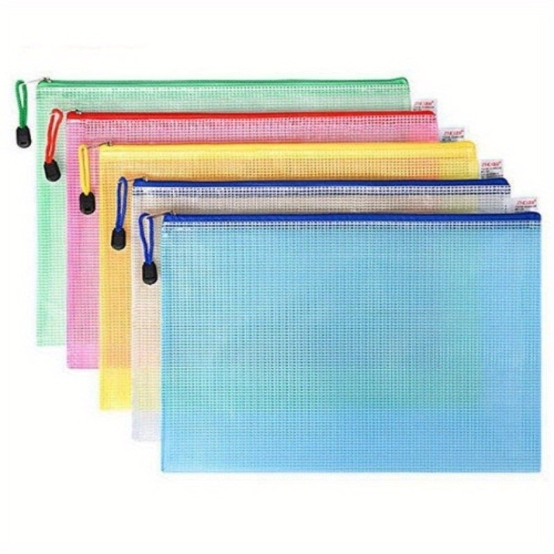 

file bag with zipper,large capacity student stationery, office supplies, data file bag document organizer file folder