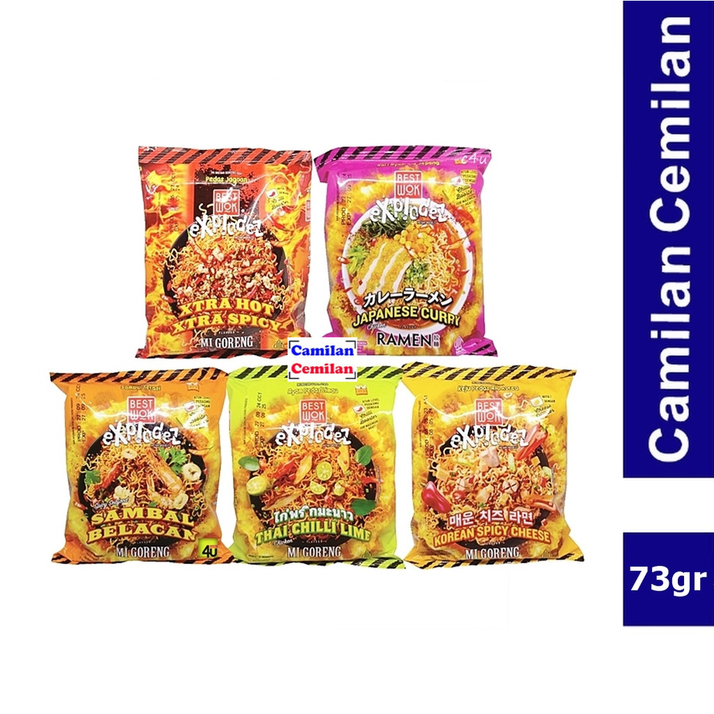 

Best Wok Mi Goreng Xtra Hot Xtra Spicy Korean Spicy Cheese 73 gr