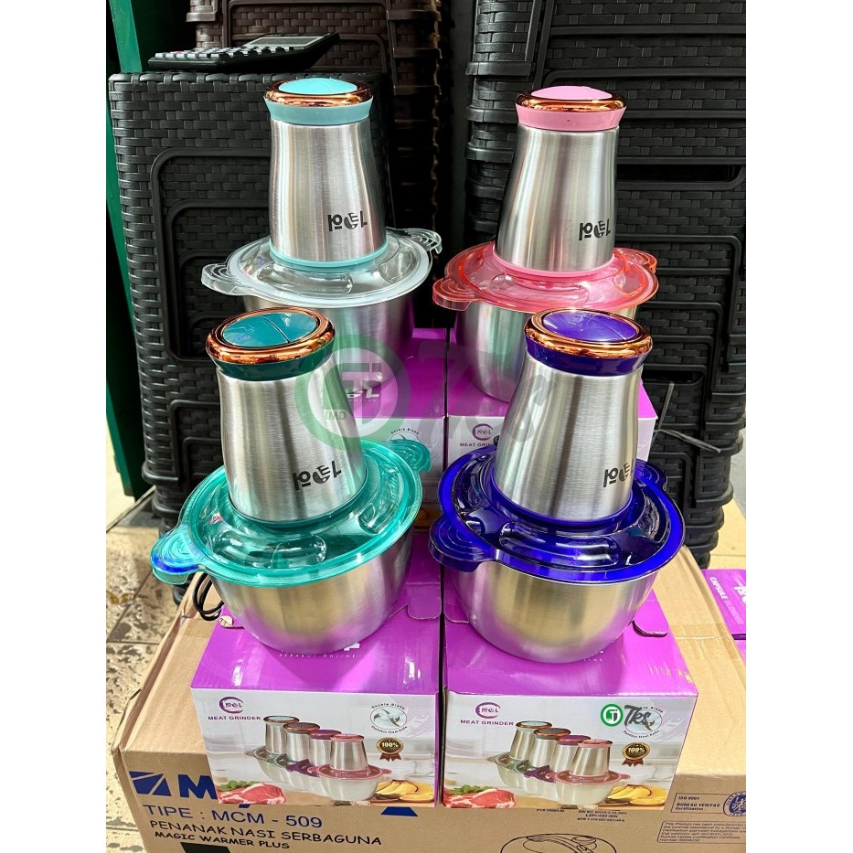 Blender Daging Stainless Steel | Chopper Daging dan Bumbu | Chopper Stainless
