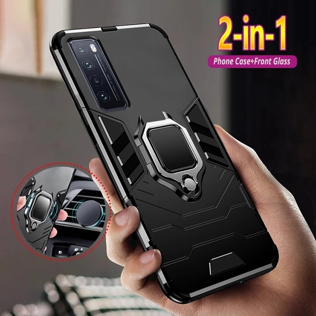 CASE HUAWEI NOVA 7 5G / NOVA 7I / NOVA 7SE RUGGED ARMOR ROBOT STANDING IRING #BSIRC