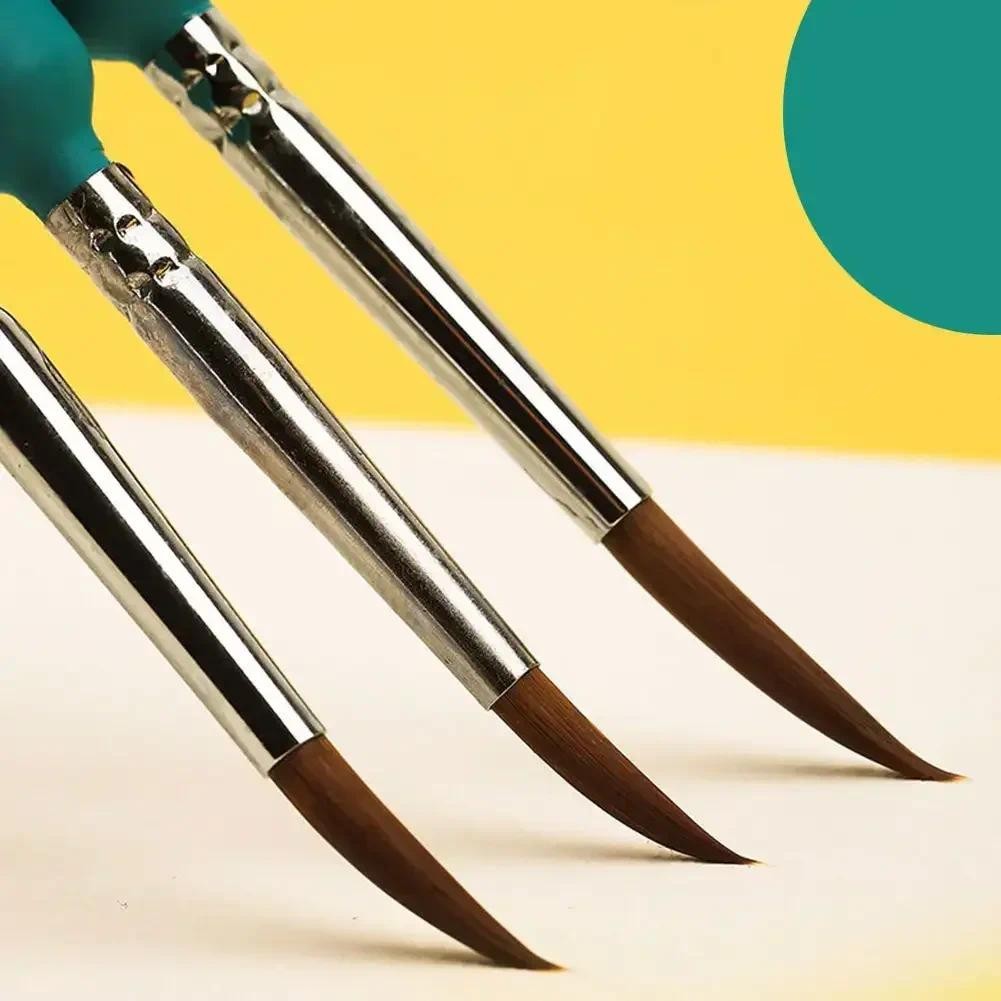 

11Pcs Professional Paint Brush Wolf Fine Painting Pen Nylon Hair Brush Sets Detail Painting Drawing Line Pen Brush Art Supplies