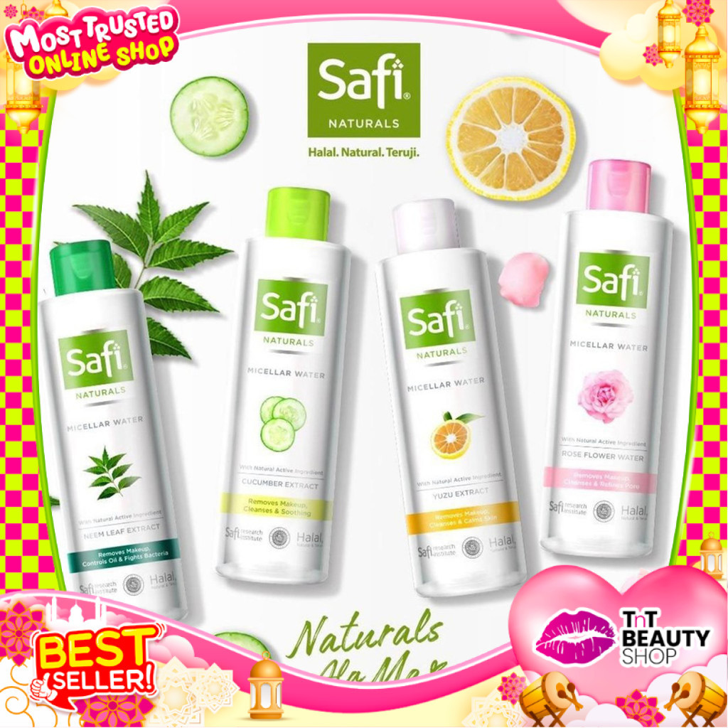 Safi Naturals Micellar Water 100ml | Safi Naturals Micellar Water 200 ml | TnT Beauty Shop