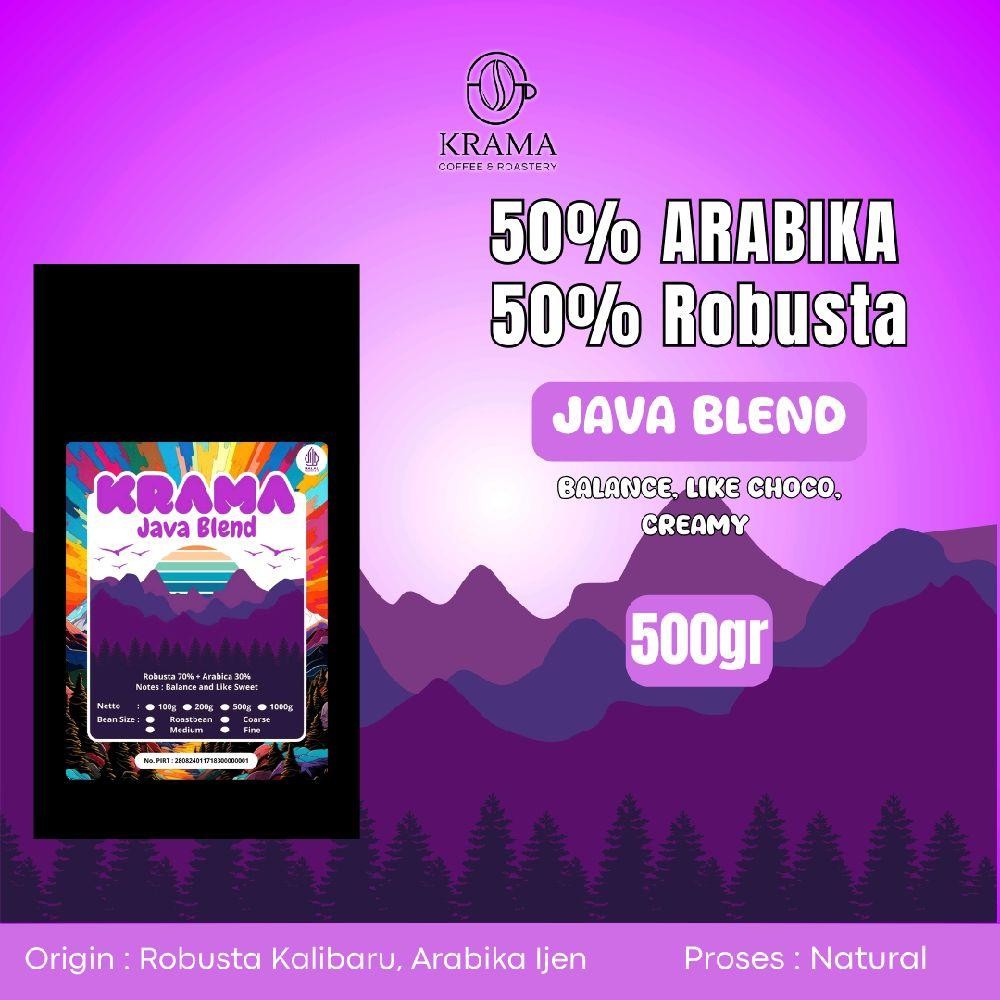 

Krama Coffee Kopi Java Blend Espresso 500gr