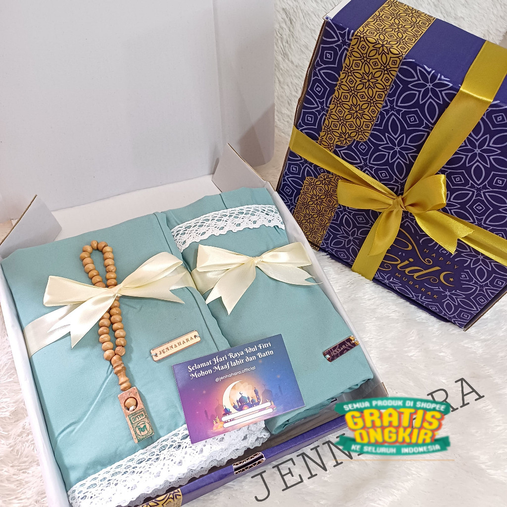 

Hampers Mukena Free Gift Card/ Hadiah Mukena 2 in 1/ Hampers Lebaran / Gift Box/ Souvenir/ langsung proses