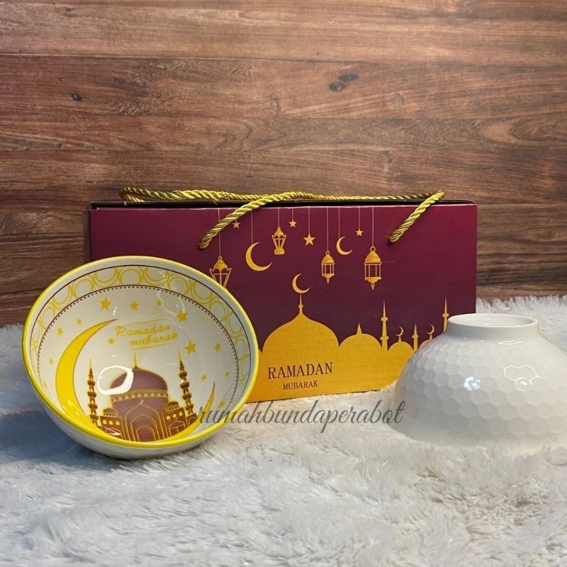 

Hampers Lebaran Idul Fitri Ramadhan Mangkok Set isi 2 Free Box/ langsung proses