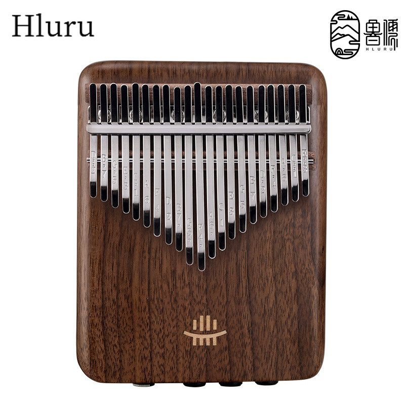 Hluru Electric Kalimba 17 21 Key Professional Thumb Piano Built In Pickup EQ Kalimba Full Veneer Sol