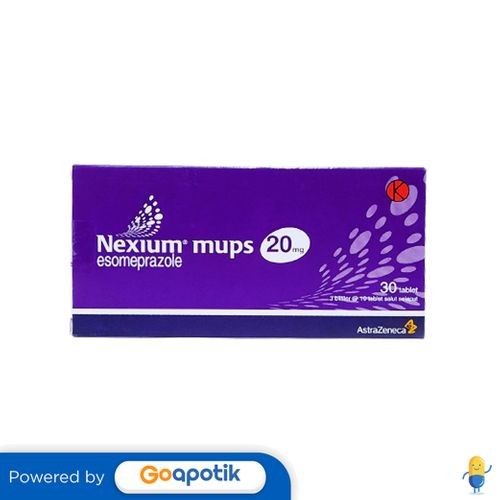 Nexium Mups 20 Mg Box 30 Tablet