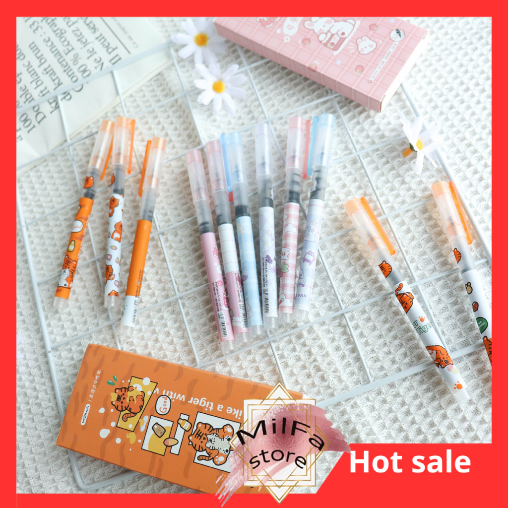 

MF250 Pena Gel Karakter Lucu Pulpen Motif Isi 6pcs 0.5MM