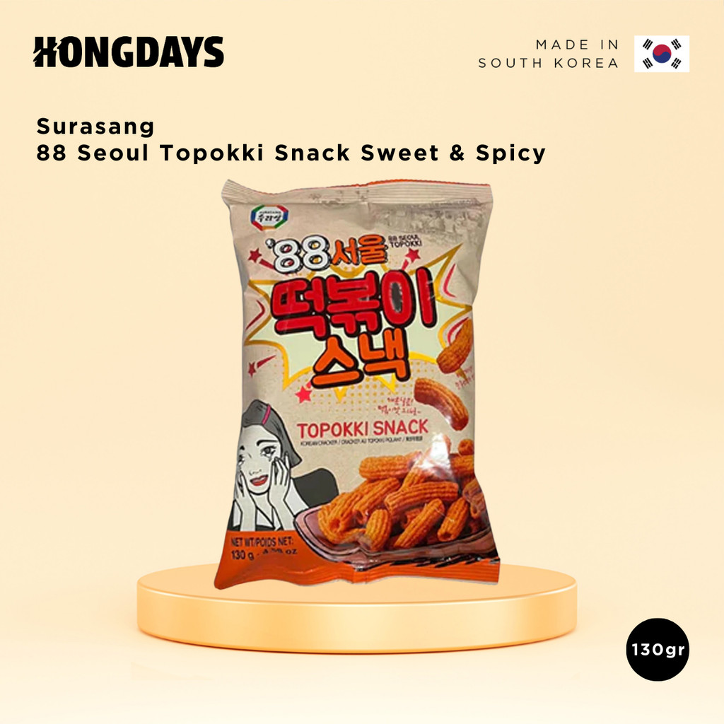 

Surasang Topokki Snack Sweet & Spicy 130g - HONGDAYS