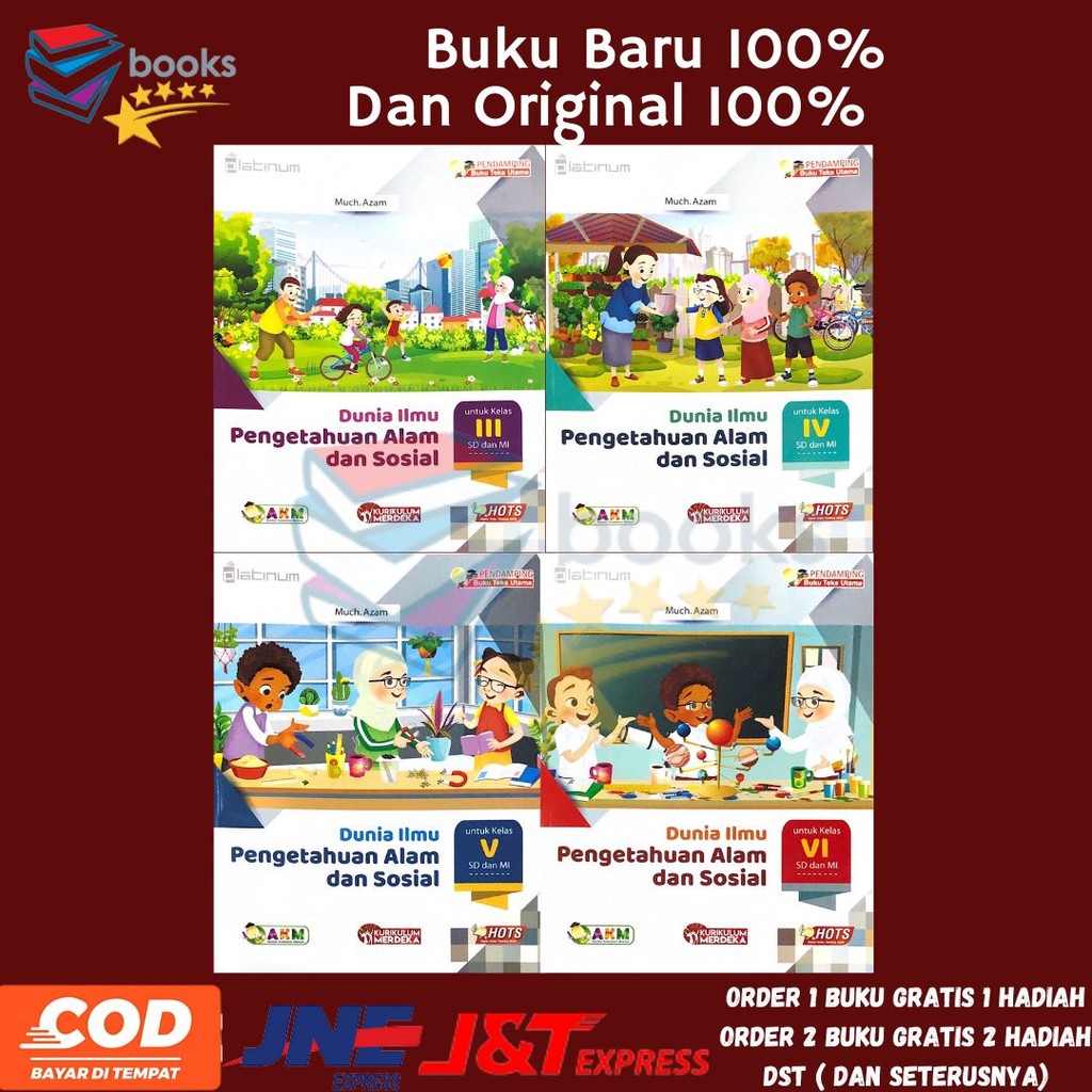 Platinum Ilmu Pengetahuan Alam dan Sosial IPAS Kurikulum Merdeka Revisi Kelas 1 2 3 4 5 6 SD/MI Pene