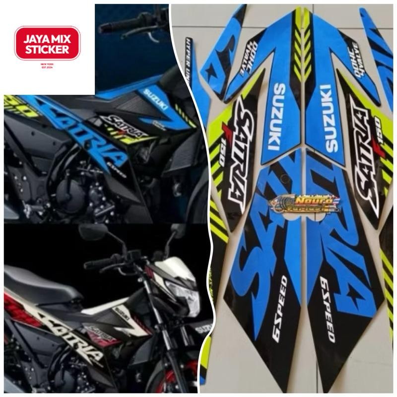 Stiker Striping Lis Motor Suzuki Satria Fu 150 2021 Ciamik