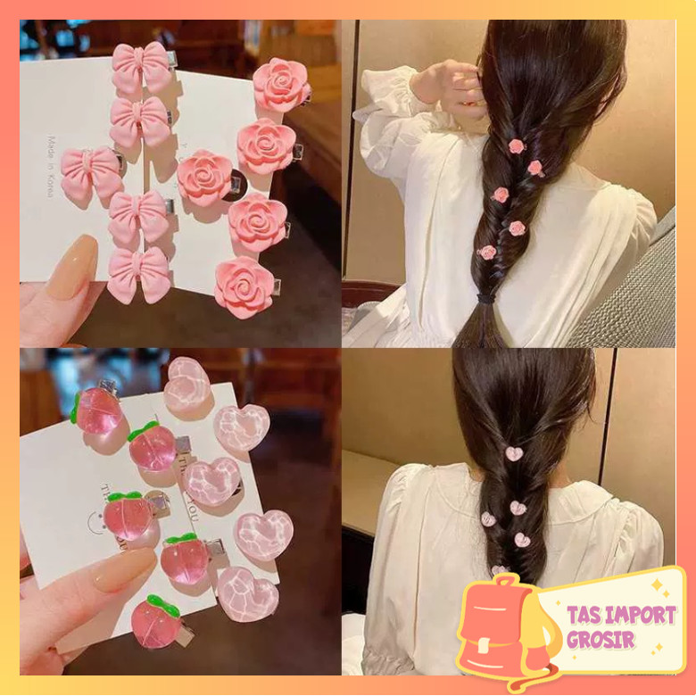 Tas Import - F6319 Jepit Rambut Klip Wanita Fashion / 1 PCS Jepitan Rambut Lucu Aesthetic / Jepitan 