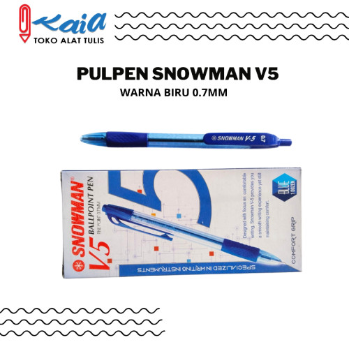 

PULPEN SNOWMAN V5 WARNA BIRU
