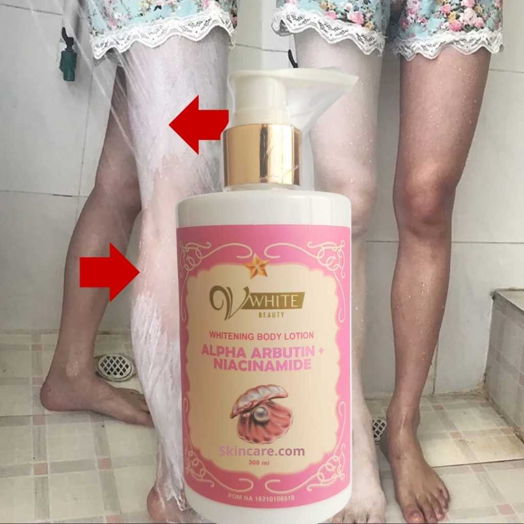 Lotion Pemutih badan 300 ML Bpom Ampuh Cepat 7 hari Permanen Whitening Handbody Sun Protection