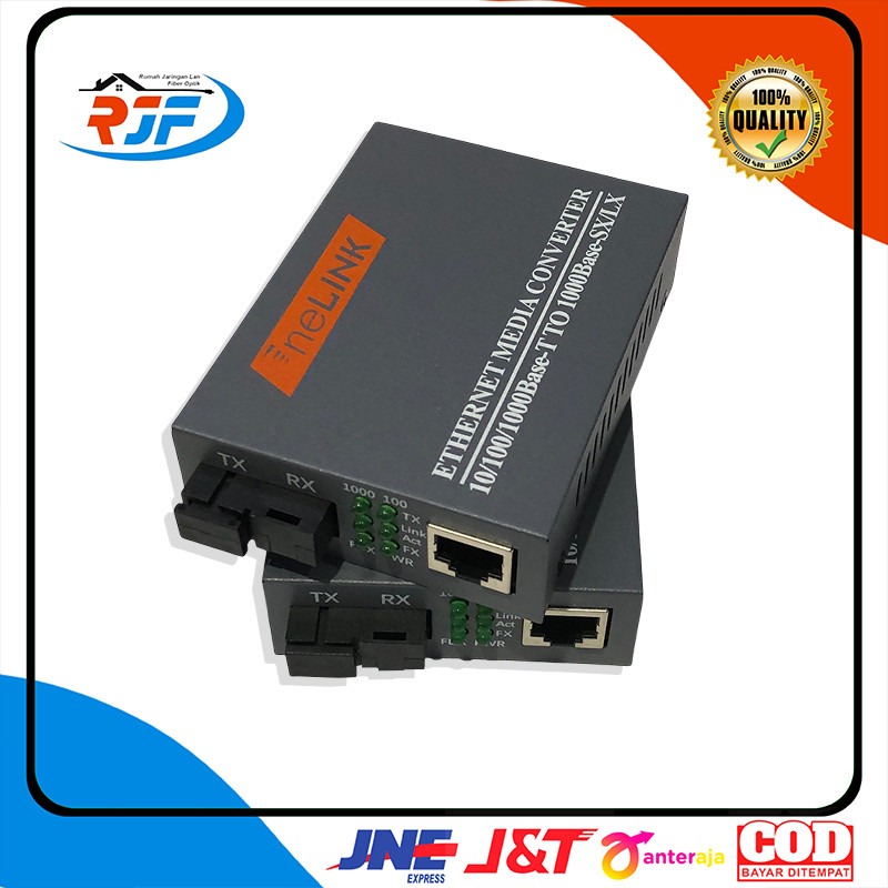 FIBER MEDIA CONVERTER NELINK GIGABIT HTB-GS-03A/B