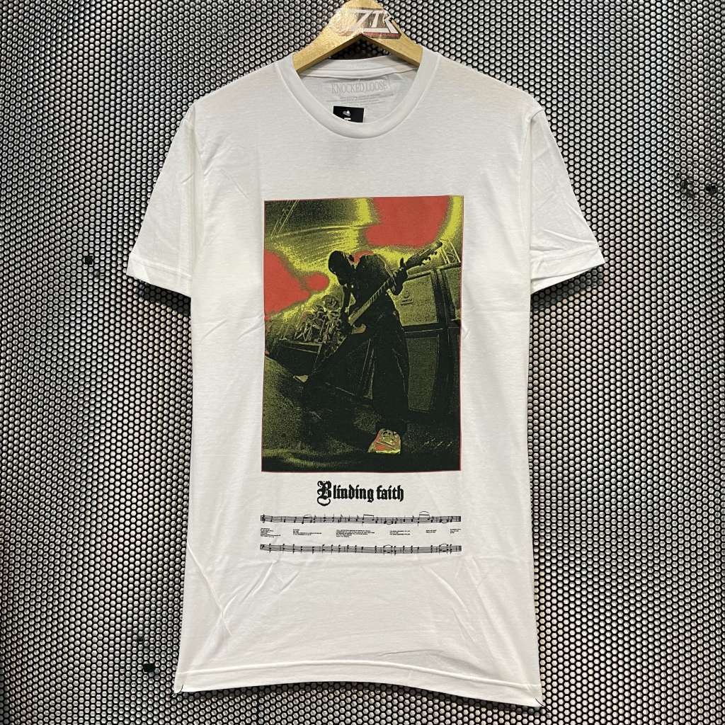T Shirt Band Official KNOCKED LOOSE - BLINDING FAITH WHITE