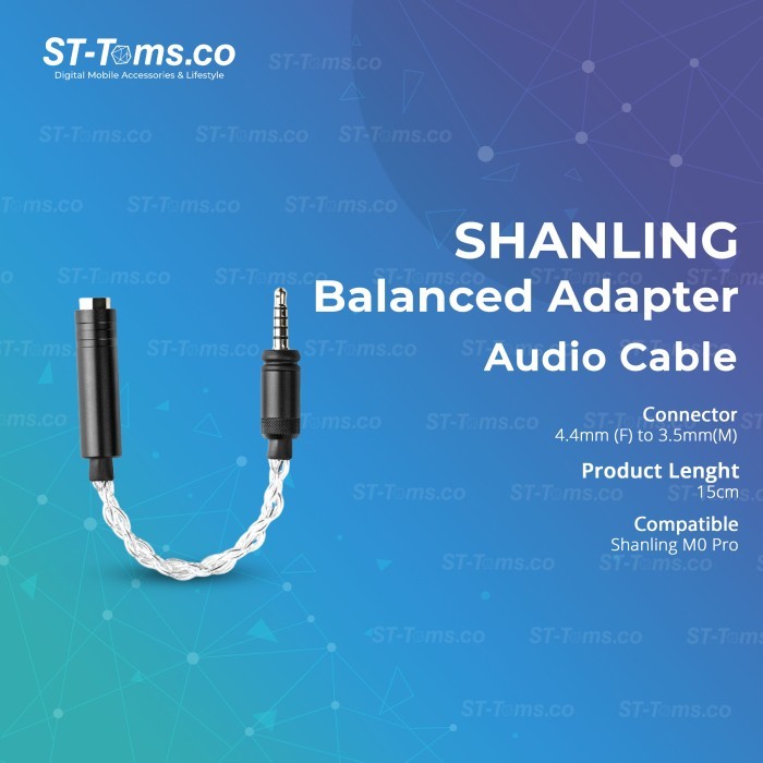 Shanling Balanced Adapter For M0 Pro 4.4mm to 3.5mm